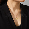 Witchcraft Knot 304 Stainless Steel Pendant Necklaces for Women FS-WG28D45-01-1