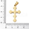 Ion Plating(IP) 304 Stainless Steel Enamel Rhinestone Pendants STAS-Q325-05E-G-3
