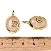 Natural Rose Quartz Oval Pendants G-K371-01G-05-3