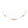 Adjustable Round Natural Carnelian & Cat Eye & Dyed Natural Malaysia Jade Rondelle Beaded Braided Necklaces NJEW-JN05322-2