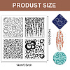 Silicone Clay Texture Mat AJEW-WH0447-050-2