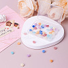 Cheriswelry 60Pcs 6 Colors Rose Shell Beads BSHE-CW0001-01-6