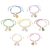 7Pcs Easter Glass Seed Beads Braided Bead Bracelets BJEW-MZ00150-1