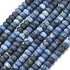 Natural Dumortierite Beads Strands G-P575-A03-8x5mm-2
