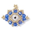 Seed Beads Beaded Charms PALLOY-MZ00344-2