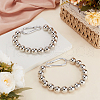 ANATTASOUL 2Pcs Acrylic Beaded Bracelets BJEW-AN0001-84-7