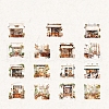 30Pcs 15 Styles PET Stickers STIC-P018-C04-1