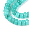 Dyed Natural White Jade Beads Strands X-G-T139-59A-10-3