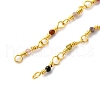 Brass Chain Necklace Making KK-K337-13G-06-2