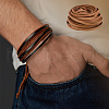 DICOSMETIC 10Pcs Flat PU Leather Cord WL-DC0001-02D-5
