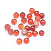 Natural Carnelian Cabochons X-G-P393-R03-3mm-1