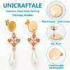 Unicraftale 25 Pairs 304 Stainless Steel Stud Earring Findings STAS-UN0059-86-5