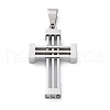 304 Stainless Steel Pendants STAS-L286-02P-1