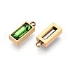 304 Stainless Steel Glass Charms STAS-N110-20G-2