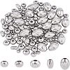 Unicraftale 304 Stainless Steel Corrugated Beads STAS-UN0014-60P-1