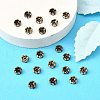 Brass Rhinestone Spacer Beads RB-A014-L8mm-01AB-NF-2