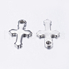 Tarnish Resistant 304 Stainless Steel Tiny Cross Charms STAS-L198-27P-2