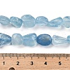 Natural Aquamarine Beads Strands G-P568-C13-01-5
