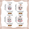 Gorgecraft 100Pcs 4 Styles Wood European Beads WOOD-GF0002-25-2