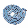 Electroplate Non-magnetic Synthetic Hematite Beads Strands G-T061-147A-2
