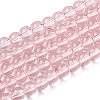 Transparent Glass Beads Strands GLAA-T032-T4mm-10-1