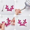 Christmas Theme Felt Fabrics Hair Accessories Findings FIND-WH20004-14C-6