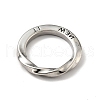 304 Stainless Steel Linking Rings STAS-E058-10P-2