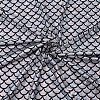 Sparkly Hologram Spandex Mermaid Printed Fish Scale Fabric AJEW-WH0314-30C-1