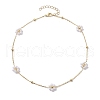 ABS Imitation Pearl Beads Necklaces NJEW-JN04733-4