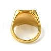 Ion Plating(IP) Square with Bird 304 Stainless Steel Rhinestone Signet Rings RJEW-Q815-04G-M-3