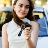Olycraft 6Pcs 6 Colors Leather Keychain KEYC-OC0001-46-6