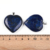 Natural Lapis Lazuli Pendants G-S364-006E-3