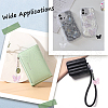 Gorgecraft 6Pcs 3 Colors Butterfly Acrylic Mobile Straps AJEW-GF0009-11-5