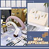 100Pcs Ractangle Kraft Paper Necklace Earring Display Cards AJEW-TA0001-26B-8