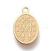 Ion Plating(IP) 304 Stainless Steel Charms STAS-M228-J01-G-2