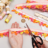 10M Ethnic Style Polyester Tassel Lace Ribbon OCOR-WH0078-274B-3