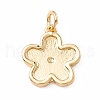 Brass Enamel Pendants KK-P217-02G-04-2