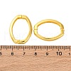 Brass Twister Clasps KK-P306-04G-3