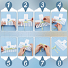   2Pcs 2 Style Plastic Bowknot Knitting Tools DIY-PH0021-49-4