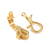 Brass Fold Over Clasps KK-U016-05G-2