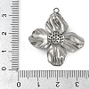 Anti-Tarnish 304 Stainless Steel Pendants STAS-M078-03D-P-3