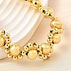Brass Beads Bracelets for Women BJEW-D317-04G-2