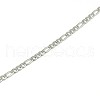 304 Stainless Steel Figaro Chain Necklace Making X-STAS-A028-N025P-2