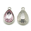 Alloy Glass Charms PALLOY-T028-7x10mm-10-2
