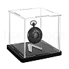   1Pc Transparent Acrylic MinifiguPcs Display Case ODIS-PH0001-79-7