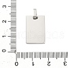 304 Stainless Steel Stamping Blank Tag Pendants STAS-Z126-03P-01-3