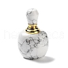 Natural Howlite Dropper Bottles DJEW-K024-01G-06-2