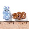 UV Plating Iridescent Acrylic Beads MACR-D032-10-3