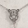 Non-Tarnish 304 Stainless Steel Rosary Bead Necklaces NJEW-L347-40P-3