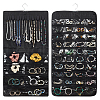 Fingerinspire 2Pcs 2 Styles Rectangle Foldable Non-woven Fabric Jewelry Roll AJEW-FG0003-97-1
